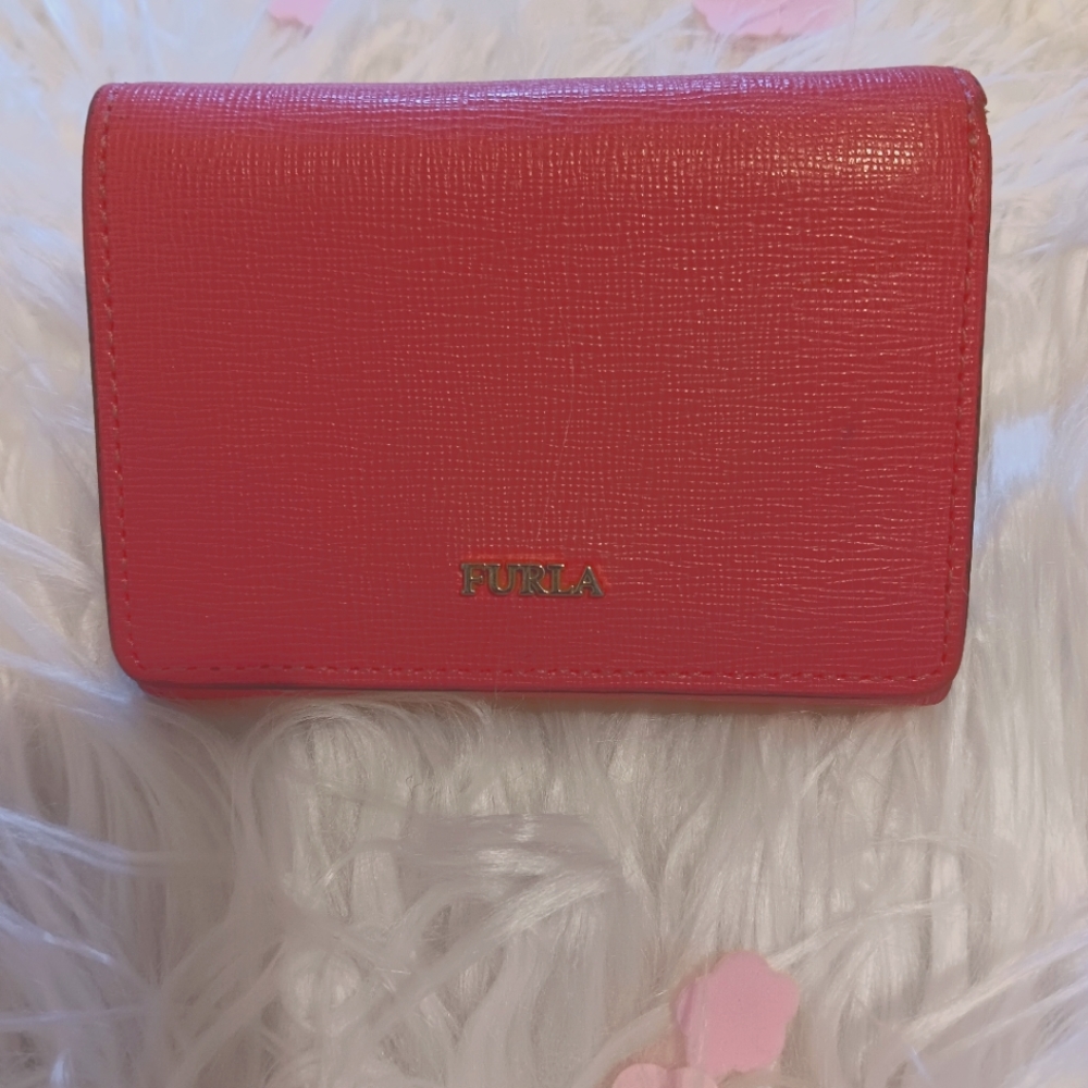 FURLA Pink Compact Wallet